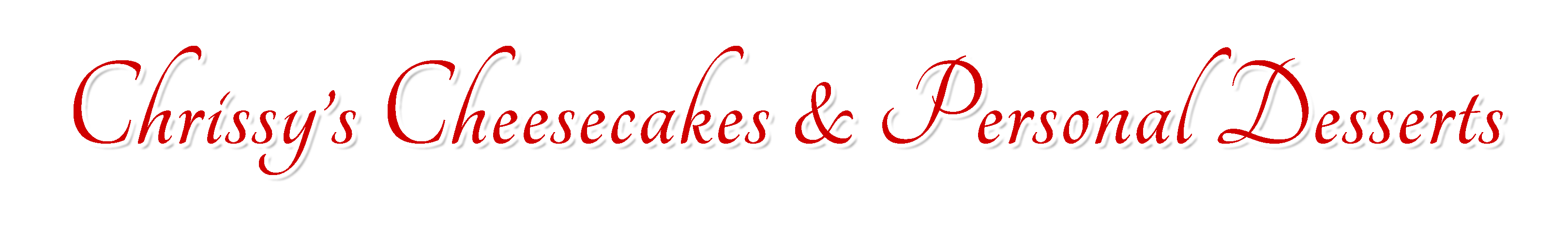 Chrissy's Cheesecakes and Personal Desserts Logo